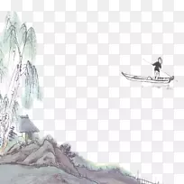 素描-水-空若网 素描-水-空若网