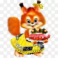 生日红狐小狗-生日-空若网 生日红狐小狗-生日-空若网