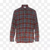 袖衣衬衫时尚格子衬衫-空若网 袖衣衬衫时尚格子衬衫-空若网