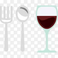 品牌叉子勺字体-蓝色葡萄酒餐具-空若网 品牌叉子勺字体-蓝色葡萄酒餐具-空若网