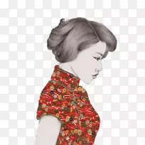 绘画插画摄影插画.手绘妇女-空若网 绘画插画摄影插画.手绘妇女-空若网