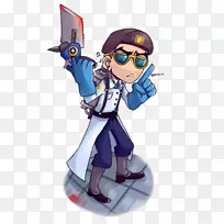 绘画爱好者艺术队要塞2剪贴画-TF2童子军-空若网 绘画爱好者艺术队要塞2剪贴画-TF2童子军-空若网