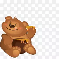 卡通蜜蜂蜂巢卡通熊-空若网 卡通蜜蜂蜂巢卡通熊-空若网