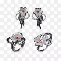 耳环体珠宝银-空若网 耳环体珠宝银-空若网