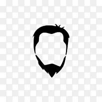 胡须标志剪影-胡须-空若网 胡须标志剪影-胡须-空若网