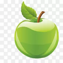 苹果食品剪贴画-新鲜青苹果-空若网 苹果食品剪贴画-新鲜青苹果-空若网