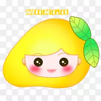 卡通芒果-可爱的卡通水果-空若网 卡通芒果-可爱的卡通水果-空若网