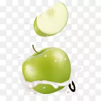 史密斯奶奶牛奶苹果奥格里斯-绿色苹果载体材料免费牛奶png-空若网 史密斯奶奶牛奶苹果奥格里斯-绿色苹果载体材料免费牛奶png-空若网