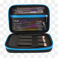 钢笔和铅笔盒画彩色铅笔.铅笔-空若网 钢笔和铅笔盒画彩色铅笔.铅笔-空若网