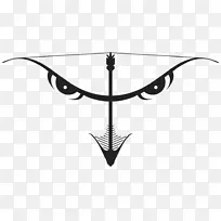 线条对称树射箭艺术线-空若网 线条对称树射箭艺术线-空若网