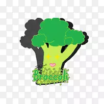 开花植物绿叶夹艺术.西兰花绘图-空若网 开花植物绿叶夹艺术.西兰花绘图-空若网