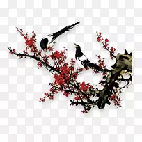 植物绘画-梅花-空若网 植物绘画-梅花-空若网