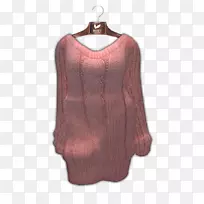 袖子毛衣衬衫栗色领.第二生活服装-空若网 袖子毛衣衬衫栗色领.第二生活服装-空若网