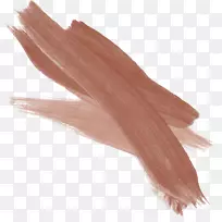 漆皮试验贴纸.画框.棕色颜料笔迹-空若网 漆皮试验贴纸.画框.棕色颜料笔迹-空若网