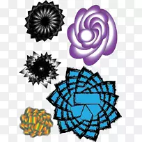 开花植物线树木剪贴画线-空若网 开花植物线树木剪贴画线-空若网