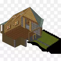 哈博屋房屋顶地板房-空若网 哈博屋房屋顶地板房-空若网