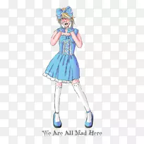 卡通绘画服装/m/02csf-爱丽丝在仙境画-空若网 卡通绘画服装/m/02csf-爱丽丝在仙境画-空若网