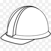 硬帽子黑白剪贴画-建筑帽剪贴画-空若网 硬帽子黑白剪贴画-建筑帽剪贴画-空若网
