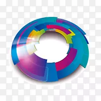 圆工艺彩色环形材料-空若网 圆工艺彩色环形材料-空若网