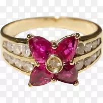 宝石身珠宝紫红色钻石-红宝石-空若网 宝石身珠宝紫红色钻石-红宝石-空若网