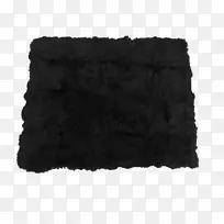 毛皮长方形黑m藏艺术-空若网 毛皮长方形黑m藏艺术-空若网