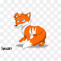 红狐卡通鼻子尾岭艺术-空若网 红狐卡通鼻子尾岭艺术-空若网