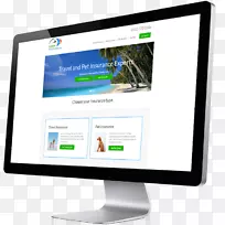 电脑显示器显示广告多媒体设计-空若网 电脑显示器显示广告多媒体设计-空若网