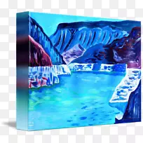 水资源生物字体-水彩湖-空若网 水资源生物字体-水彩湖-空若网