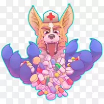 小狗鼻子夹艺术-t恤印-空若网 小狗鼻子夹艺术-t恤印-空若网