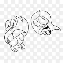 线条艺术手指卡通片艺术-比利锯-空若网 线条艺术手指卡通片艺术-比利锯-空若网