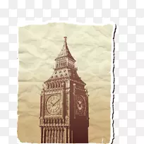 大本埃菲尔铁塔高清电视钟塔壁纸古董做旧纸笔记-空若网 大本埃菲尔铁塔高清电视钟塔壁纸古董做旧纸笔记-空若网