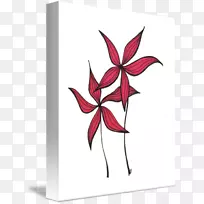 花瓣开花植物剪贴画-花手画-空若网 花瓣开花植物剪贴画-花手画-空若网