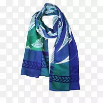 钴蓝围巾-绿色围巾-空若网 钴蓝围巾-绿色围巾-空若网