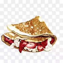 克拉塞普食品配方插图.手绘蛋卷-空若网 克拉塞普食品配方插图.手绘蛋卷-空若网