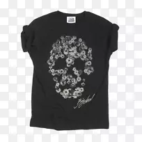 T恤袖头骨字体时尚头盖骨印-空若网 T恤袖头骨字体时尚头盖骨印-空若网