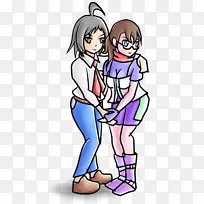 手指人类行为智人剪贴画.一对依偎-空若网 手指人类行为智人剪贴画.一对依偎-空若网