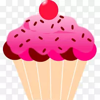 纸杯蛋糕糖衣生日蛋糕剪贴画-纸杯蛋糕粉红卡顿-空若网 纸杯蛋糕糖衣生日蛋糕剪贴画-纸杯蛋糕粉红卡顿-空若网