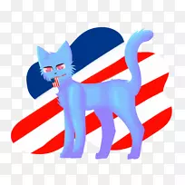 猫马剪贴画-七月四日快乐-空若网 猫马剪贴画-七月四日快乐-空若网