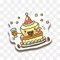 生日蛋糕馅饼-卡通生日蛋糕-空若网 生日蛋糕馅饼-卡通生日蛋糕-空若网
