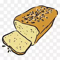 食品商品系列剪贴画.蜂蜜面包-空若网 食品商品系列剪贴画.蜂蜜面包-空若网