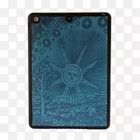 提尔青绿色ipad平板电脑.皮革外壳-空若网 提尔青绿色ipad平板电脑.皮革外壳-空若网