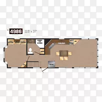 平面图房屋商队正面屋顶公园地板-空若网 平面图房屋商队正面屋顶公园地板-空若网