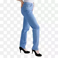 牛仔裤牛仔布腰直裤-空若网 牛仔裤牛仔布腰直裤-空若网