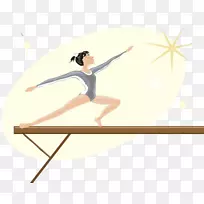 体操摄影插图.星形平衡木-空若网 体操摄影插图.星形平衡木-空若网