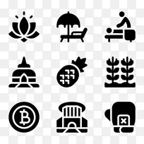 电脑图标象征身体图标剪贴画-泰国节-空若网 电脑图标象征身体图标剪贴画-泰国节-空若网