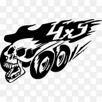 汽车贴纸四轮驱动汽车-空若网 汽车贴纸四轮驱动汽车-空若网