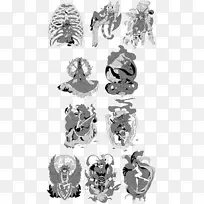 人体珠宝有机体字体设计-空若网 人体珠宝有机体字体设计-空若网