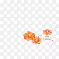 红色橙色图标-橙色新鲜莲花装饰图案-空若网 红色橙色图标-橙色新鲜莲花装饰图案-空若网