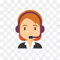客户服务化身电脑图标剪贴画阿凡达-空若网 客户服务化身电脑图标剪贴画阿凡达-空若网