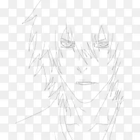 线艺术鼻子卡通素描-黑崎一枝绘图-空若网 线艺术鼻子卡通素描-黑崎一枝绘图-空若网